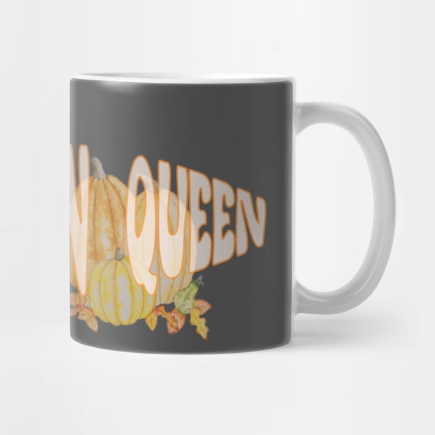 Halloween Queen pumpkin patch orange lettering by JewelsNova